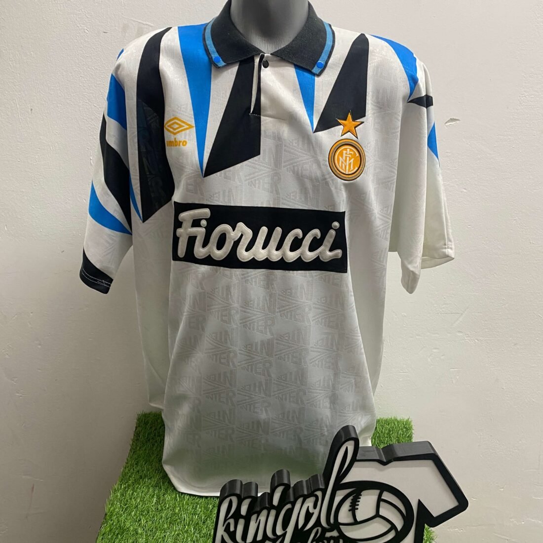 Camiseta Inter de Milán Umbro temporada 1992/1993. Vintage,